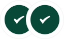 right double company logo png
